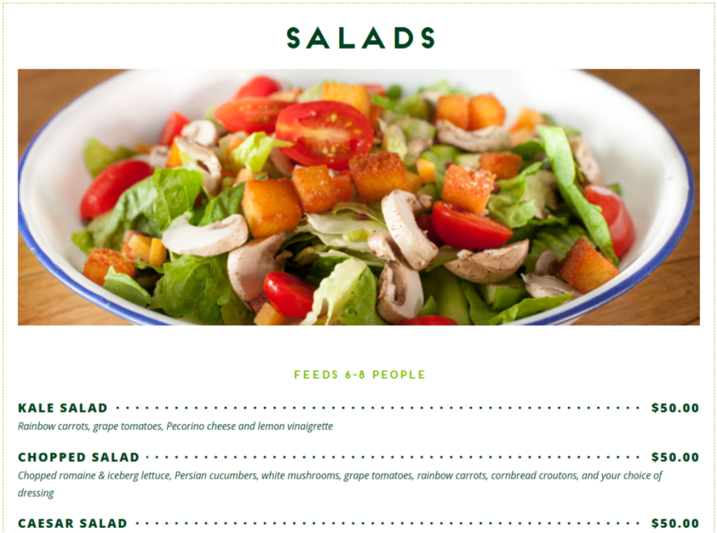 Salads
